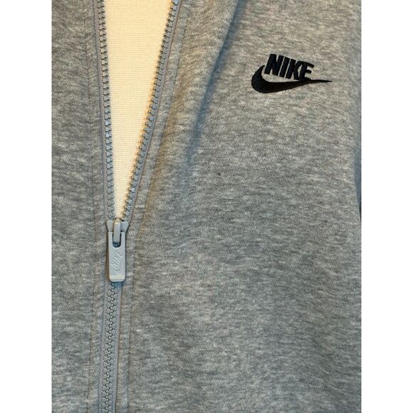 Nike Gray Zip Up Sweatshirt Size Large - Picture 3 of 5